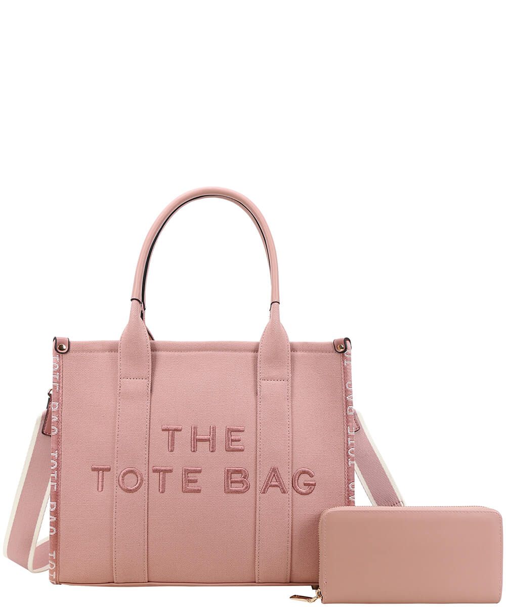 Large Tote Bag W/ Matching Wallet