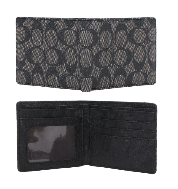 Men's Oval Monogram Bi Fold Wallet