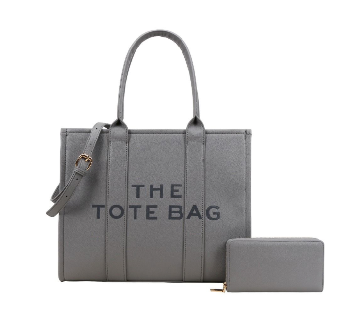 Large The Tote Bag W/ Matching Wallet