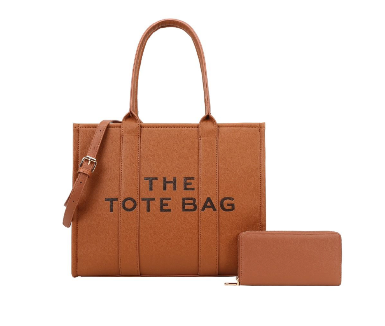 Large The Tote Bag W/ Matching Wallet