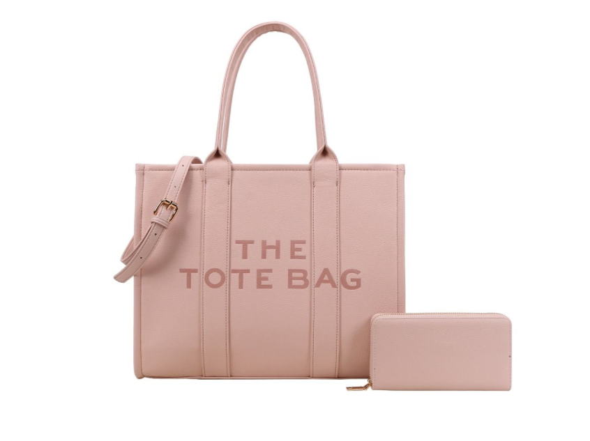 Large The Tote Bag W/ Matching Wallet