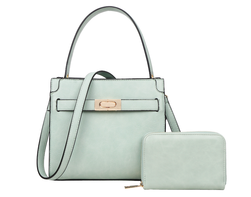 Designer Style Handbag W/ Matching Wallet