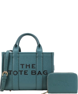 Small Size Tote Bag W/ Matching Wallet